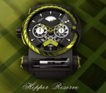 80 days Hopper Reserve concept Swiss watch design