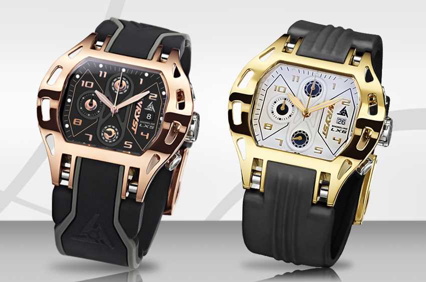 Gold Sport Watch Swiss Made