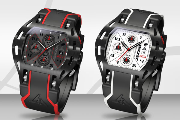 Motorsport Inspired Black Swiss Watch