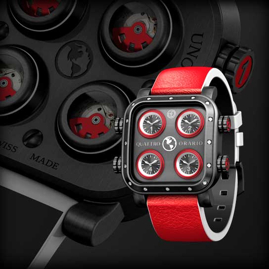 Automatic Four Timezone Watch Design